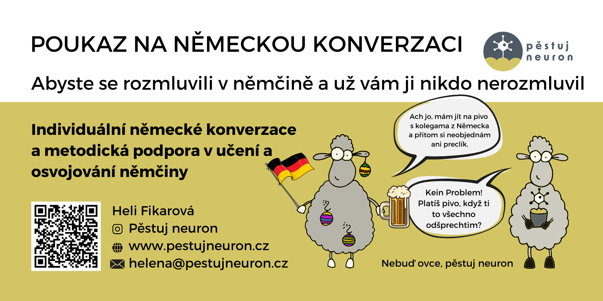 Vánoční poukaz na německé konverzace